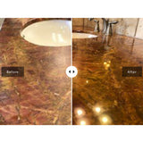 High gloss marble countertop finish using Cheetah stone restoration pads