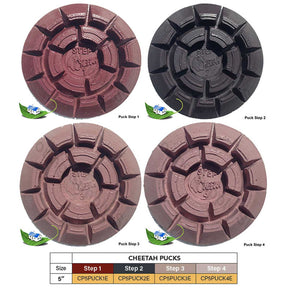 Cheetah diamond stone restoration puck for marble travertine limestone and terrazzo
