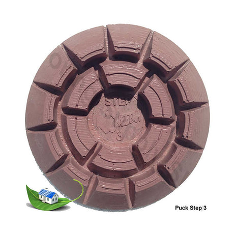 Cheetah puck for stone scratch removal and surface restoration