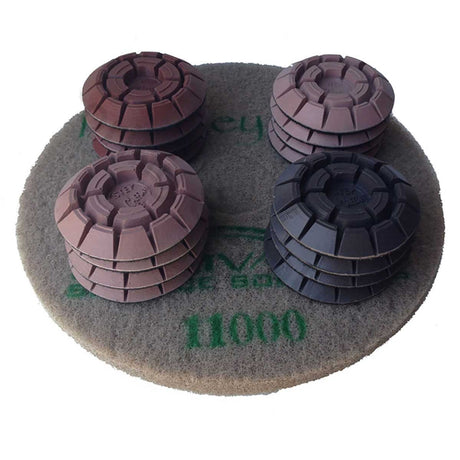 Cheetah diamond stone restoration pucks for marble travertine limestone terrazzo and polished concrete