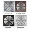Steel Cast Square Drains for ClearPath