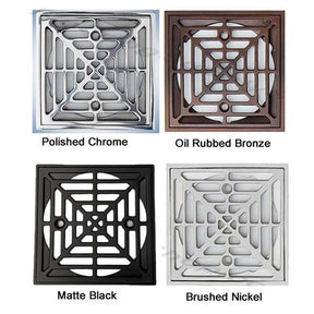Steel Cast Square Drains for ClearPath