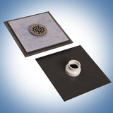 ClearPath Curbless Shower Drain Plate ABS or PVC