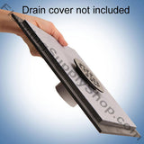 ClearPath Curbless Shower Drain Plate ABS or PVC