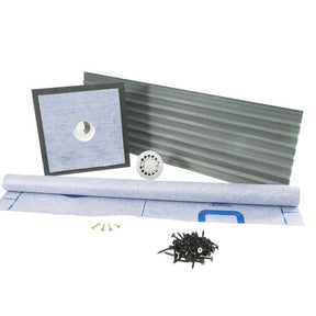 ClearPath curbless shower system with integrated drain assembly