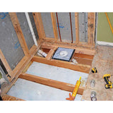 ClearPath Curbless Shower System 3x6 ABS Drain