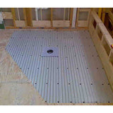 ClearPath Curbless Shower System 3x6 ABS Drain