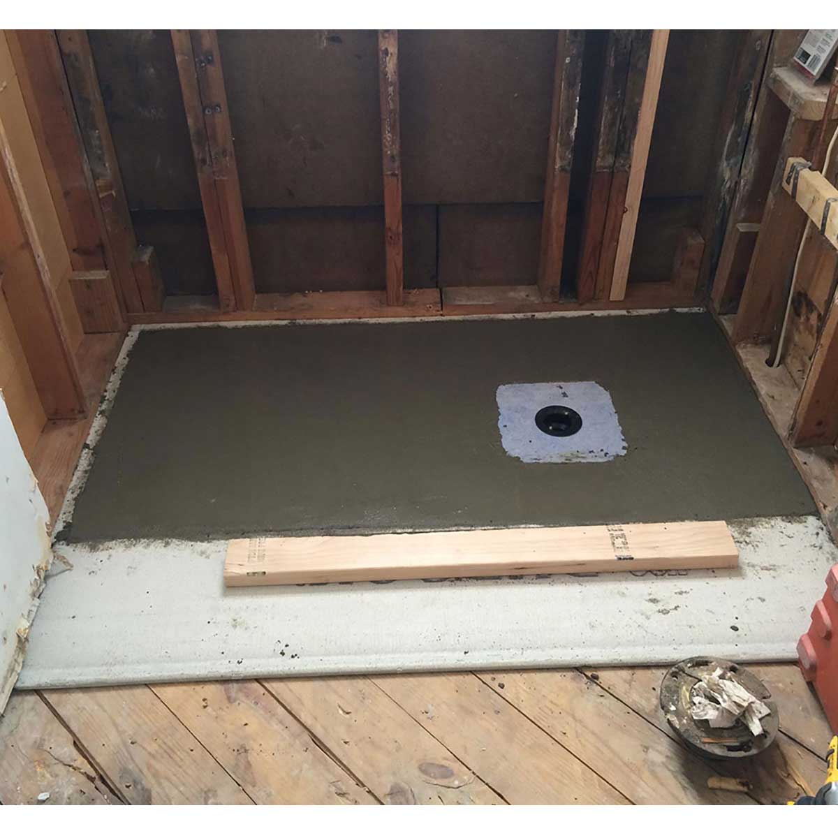 ClearPath Curbless Shower System 3x6 ABS Drain