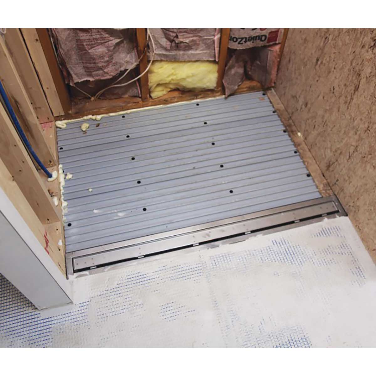 ClearPath Curbless Shower System 3x6 ABS Drain