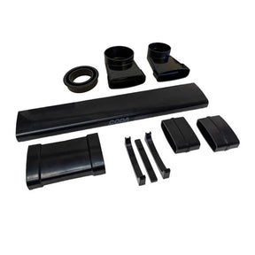 CODA-B shower drain relocator for relocating shower drains without demolition