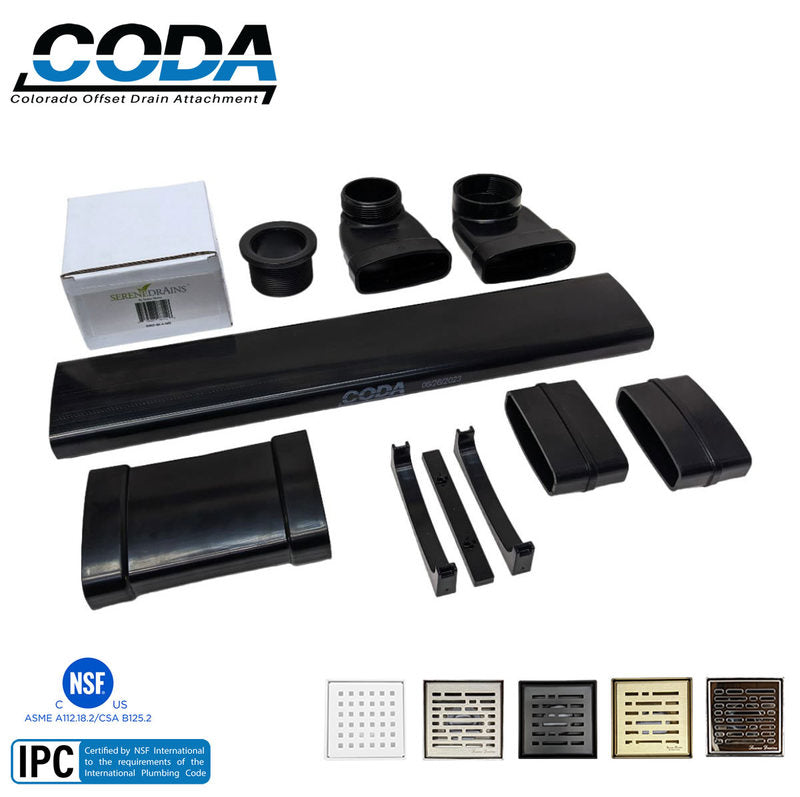 CODA the Shower Drain Relocator