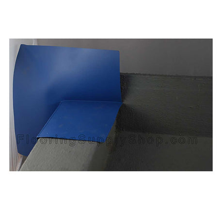 PVC shower pan curb corner waterproofing accessory