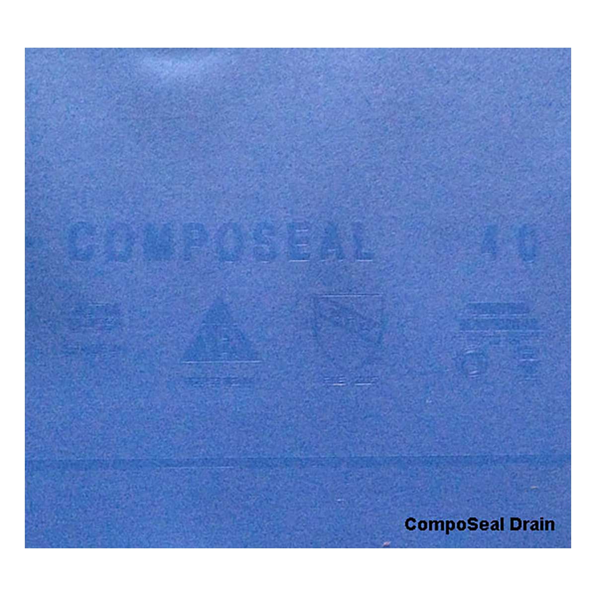 Composeal waterproofing seal for shower drain installations