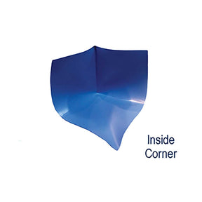 Composeal blue PVC shower pan inside corner waterproofing protector
