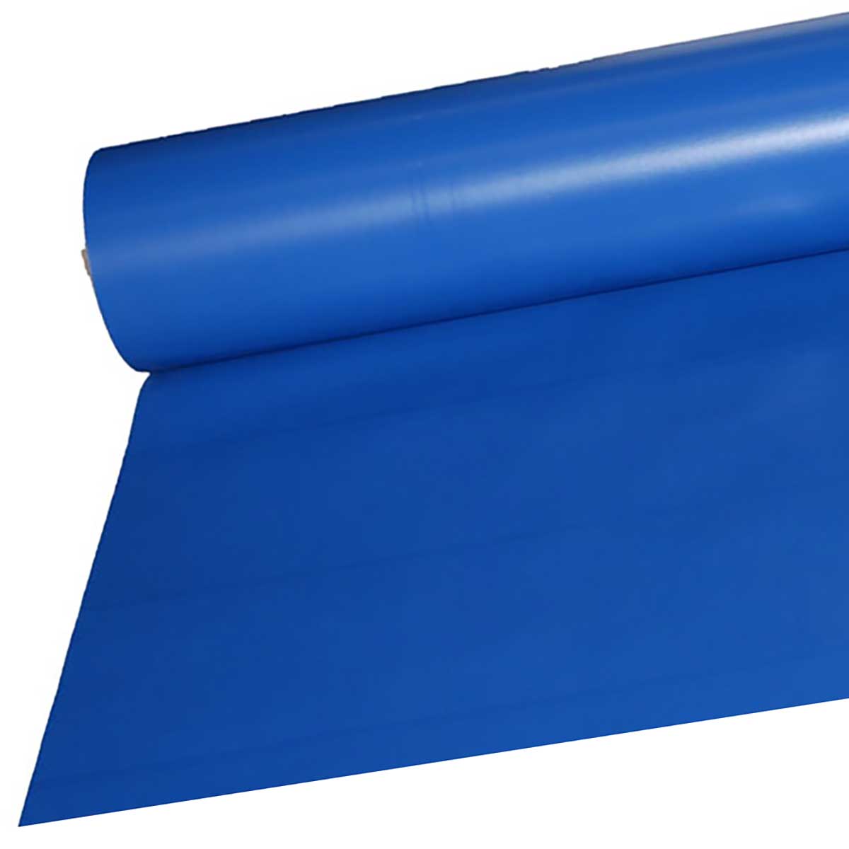 Blue PVC shower pan waterproof membrane 40 mil liner for tile showers