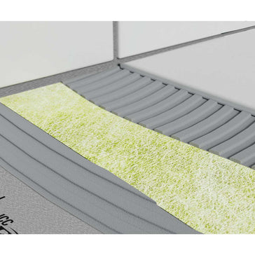 Crack isolation waterproof membrane for shower floors