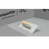 Waterproof uncoupling membrane for bathroom installations