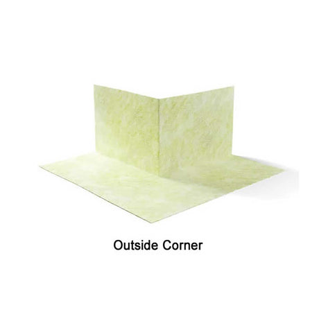 Composeal Gold PE waterproofing system Outside Corner