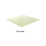 Floor collar waterproofing component for tile installations