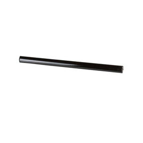 Graphite glossy ceramic bullnose trim 0.5x8
