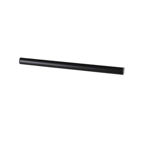 Graphite matte ceramic bullnose trim 0.5x8
