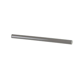 Metro Gray glossy ceramic bullnose trim 0.5x8