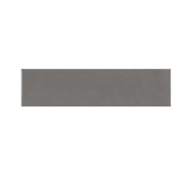 Metro Gray glossy ceramic wall tile 4x16 backsplash
