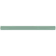 3/4" x 12" Green Glossy Ceramic Bullnose Trim with Waterfall Glaze Finish