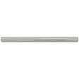 3/4x12 Grey Glossy Ceramic Bullnose Trim with Waterfall Glaze Finish