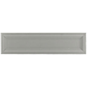 Grey Glossy Ceramic Groove Wall Tile with Waterfall Glaze Finish