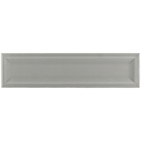Grey Glossy Ceramic Groove Wall Tile with Waterfall Glaze Finish