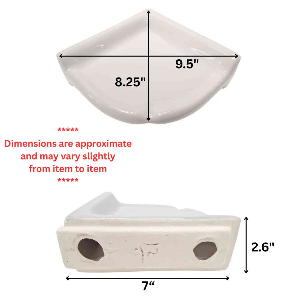 Corner Shelf White Glossy Sketch