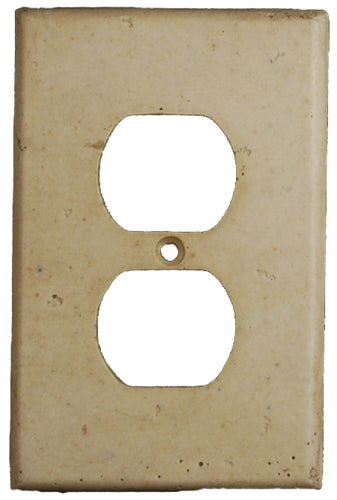 Deco Electrical Plates  Double Plug Plain Noce