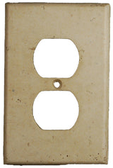 Deco Electrical Plates Double Plug Plain Noce
