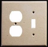 Deco Electrical Plates Plug and Switch Ivory