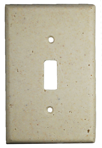Deco Electrical Plates Single Toggle Ivory