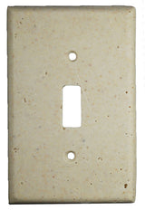Deco Electrical Plates Single Toggle Ivory