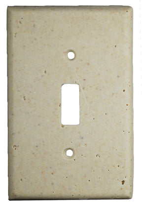 Deco Electrical Plates Single Toggle Ivory