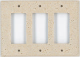 Deco Electrical Plates Triple GFI Ivory
