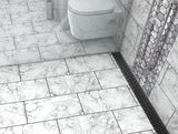 Quartz Linear Shower Drain Matte Black - Hawaii 55