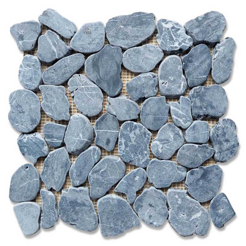 Mosaics Pebble Marble - Blue Marble
