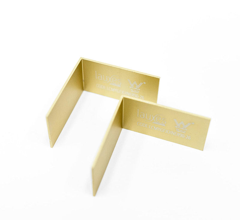 Lauxes Grates 90 degree joiners - Pair