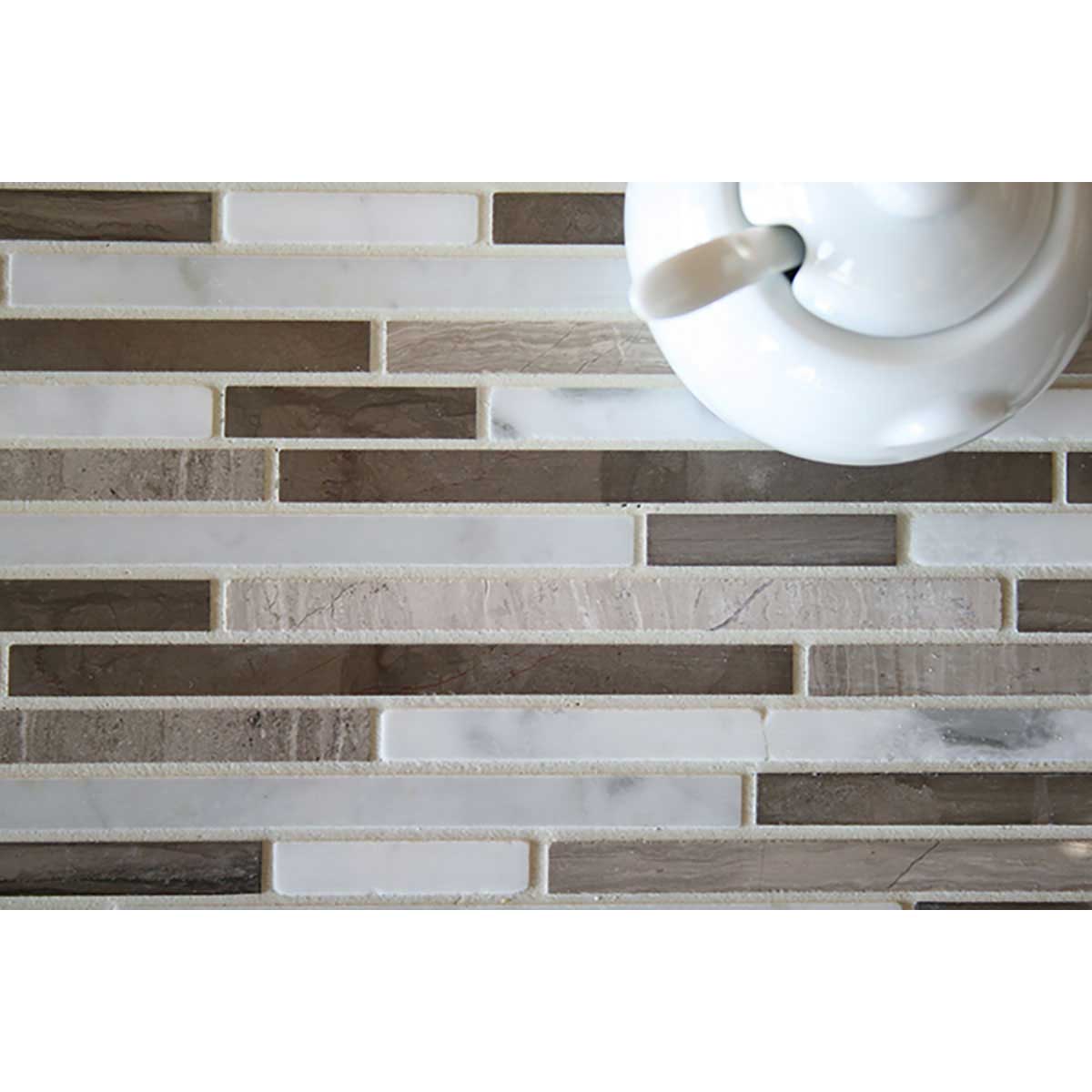 Daintree Exotic Mosaics Interlocking Stix - Botticino