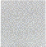 Mosaic Glass Tile Squares - Snow White