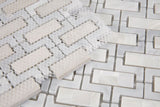 Tahitian Pearl - Mosaic Tile with White Pearl