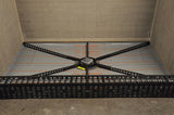 Serene Square Drain with Quick Pitch Bathtub Center Kit