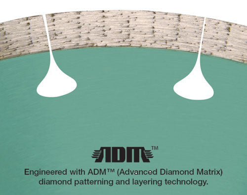 Pearl Abrasive P4 Reactor ADM Porcelain Diamond Blade