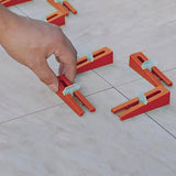 Tile lippage leveling spacers and wedges