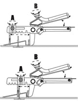Tile lippage leveling gun for wedges and spacers