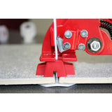 Tile spacer clips for lippage leveling systems